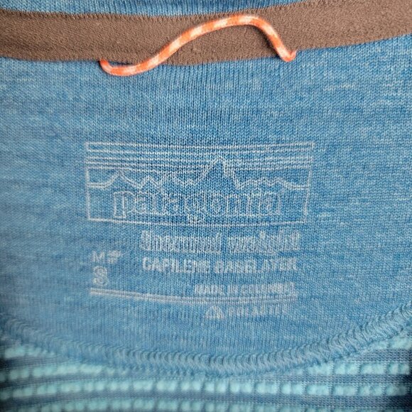 Patagonia Capilene Sweater Womens Small 1/4 Zip Pullover Thermal Weight Hiking - Picture 7 of 7